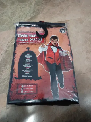 Disfraz Conde Drácula niño Talla M