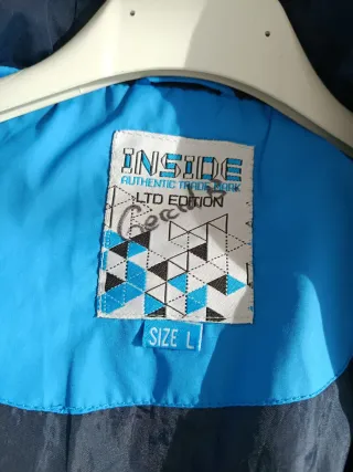 Chaqueta juvenil Inside azul con rayas