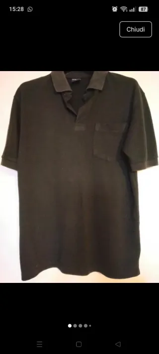 Polo uomo nero