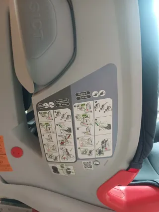 Silla coche Britax Römer gris