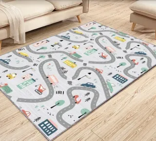Alfombra Juego Calles Urbanas  80 x 150