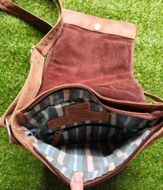 Bolso de piel Morgado unisex