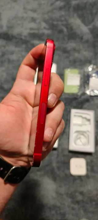 iPhone 13 mini rosso 89% Batteria + Extra