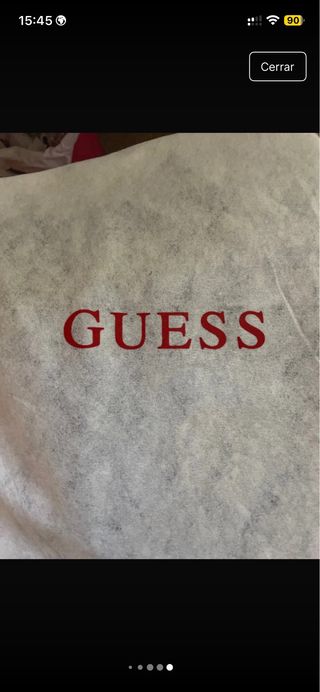 Borsa Guess Blu Lucida Vintage