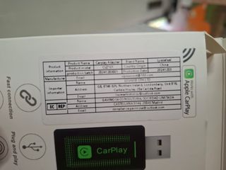 Adaptador Inalámbrico CarPlay Apple Car