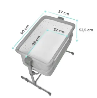 Minicuna colecho Kinderkraft Neste Up + colchón