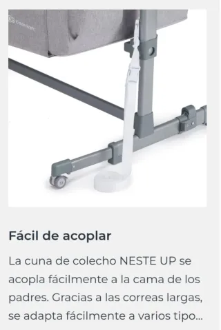 Minicuna colecho Kinderkraft Neste Up + colchón