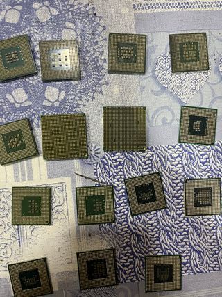 Lote CPUs para recuperación oro/coleccionismo