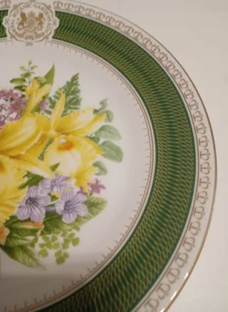 Plato Porcelana Fina Spode 1987 Colección