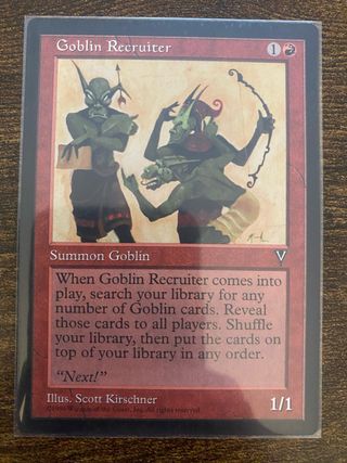Goblin Recruiter Magic The Gathering Carta