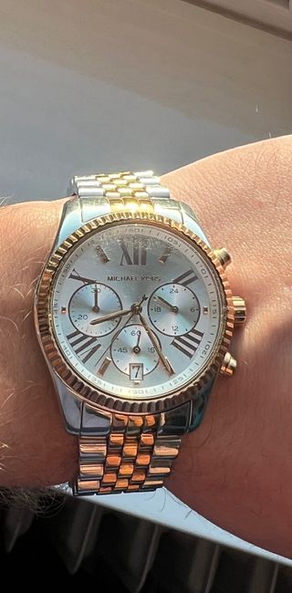 Orologio Michael Kors Lexington Bicolore Oro-Acc