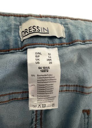 Tallas 48 y 54. Vaquero de mujer DRESSIN.