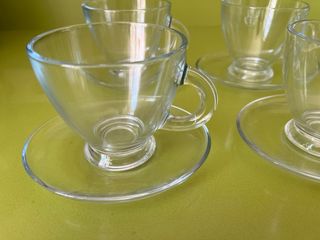 Juego 6 tazas + platos . Café. SIN ESTRENAR