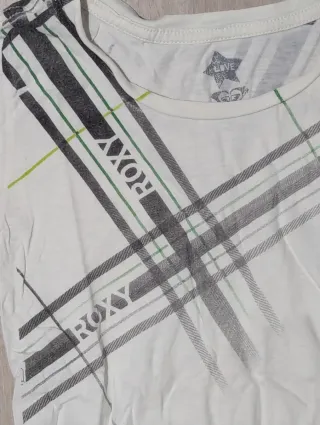 Camiseta Roxy Blanca con Diseño