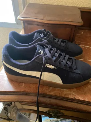 Zapatillas Puma Smash 3.0 Azul y Blanco