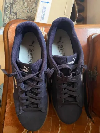 Zapatillas Puma Smash 3.0 Azul y Blanco