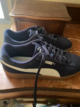 Zapatillas Puma Smash 3.0 Azul y Blanco