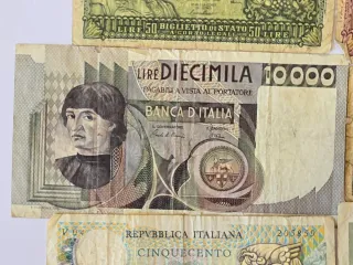 Lotes de Billetes Italianos.