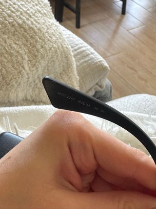 Gafas de sol Versace negras y doradas