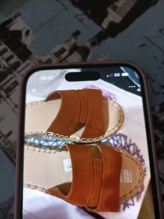 Sandalias Mujer Talla 42 Marrones