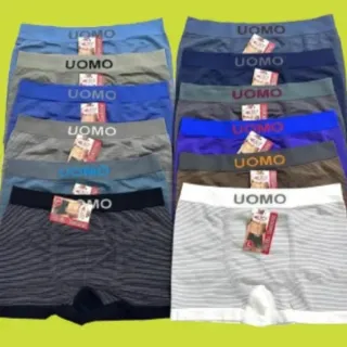 PACK 12 Calzoncillos Uomo BOXER LYCRA Talla XXXL