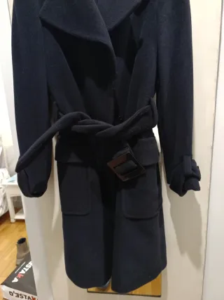 Abrigo lana Roberto Verino negro