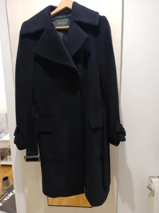 Abrigo lana Roberto Verino negro