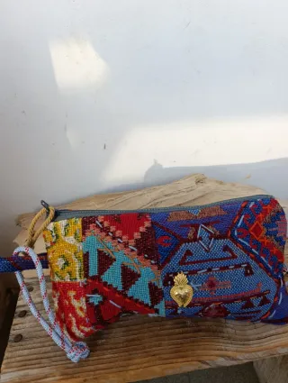 Pochette artigianale patchwork