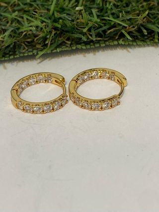 Pendientes Pandora Aro Oro Circonitas