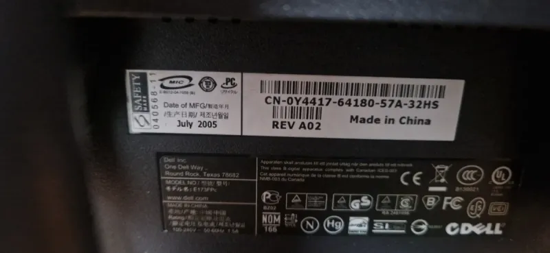 Monitor Dell Negro afbeelding 5