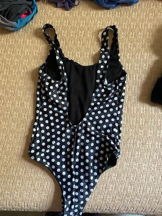 Bañador Polka Primark Negro y Rosa
