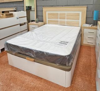 Canapé matrimonial con colchón