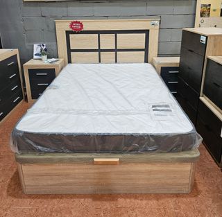 Canapé matrimonial con colchón