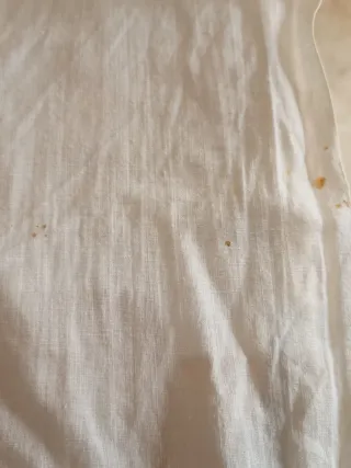 Sábana antigua bordada