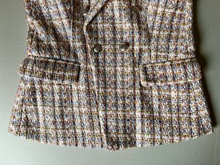 Blazer Tweed Multicolor Estilo Chanel Amelie Amour