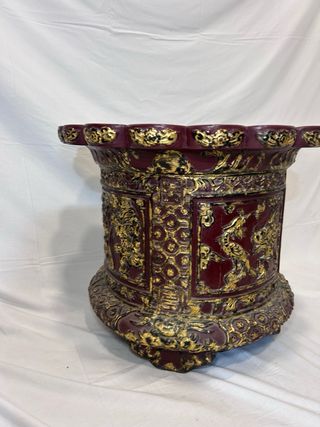 Pedestal chino dragón y fénix