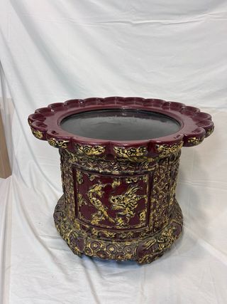 Pedestal chino dragón y fénix