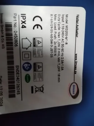 Cama articulada eléctrica elevable con colchón