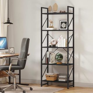 Estantería Negra Metálica Nueva