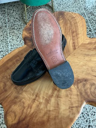 Mocasines Lorens Negros Piel Talla 42/8