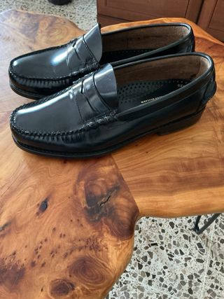 Mocasines Lorens Negros Piel Talla 42/8