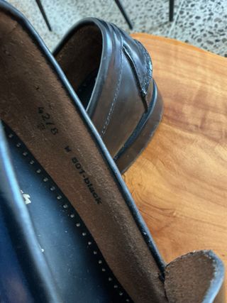 Mocasines Lorens Negros Piel Talla 42/8