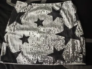 Falda lentejuelas estrellas