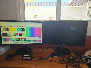 2 Monitor Samsung S22F350FHU 22 Full HD