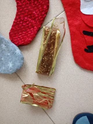 Calcetin Navideños Adornos navidad centro estrella