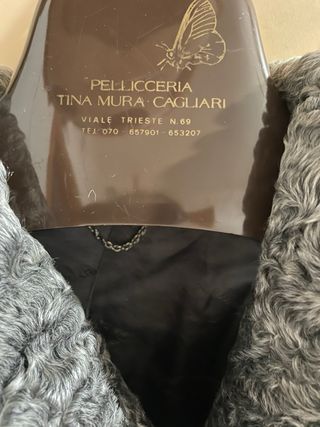 Pelliccia volpe argentata vintage