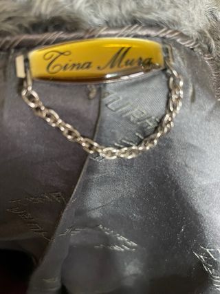 Pelliccia volpe argentata vintage