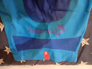 Pantalón Corto Ciclismo Cube Azul