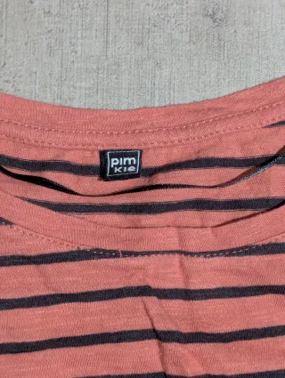 Camiseta Pimkie rayas y encaje