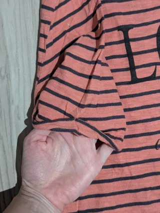 Camiseta Pimkie rayas y encaje